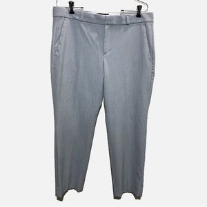 Banana Republic Avery Light Gray Ankle Straight Pant Women’s Size 10 NWT Chic
